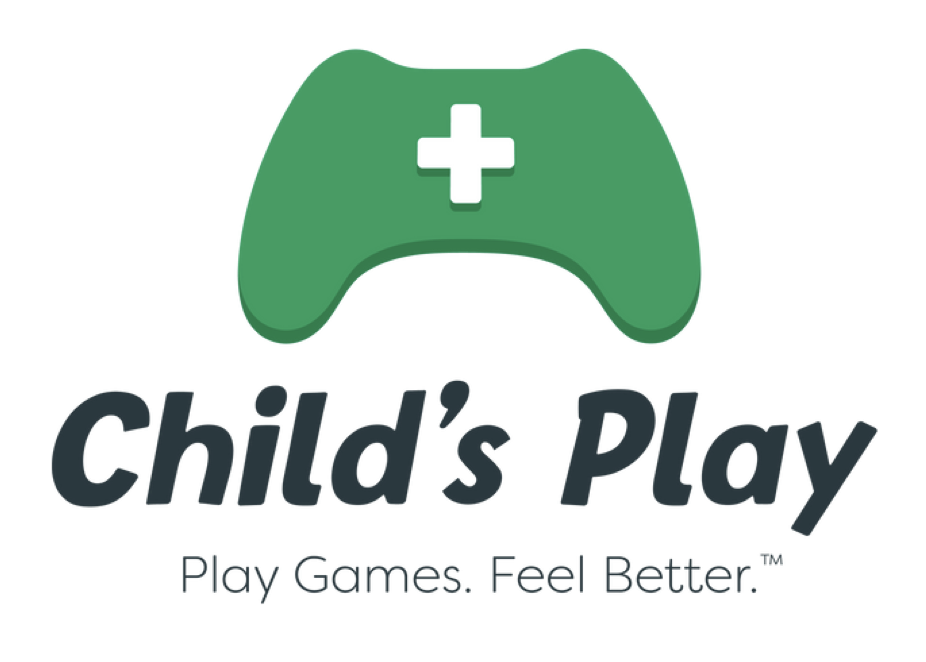 Child's Play Charity Logo - Play Games. Feel Better.